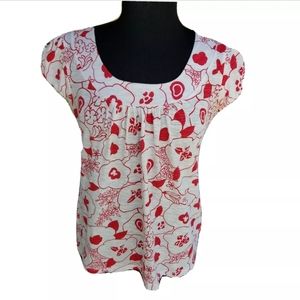 Twenty One Womens s/s Blouse Top Shirt sz Large